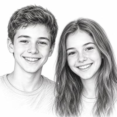 B and H, middle school app testers for GREATER