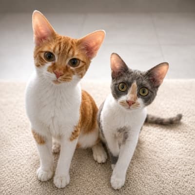 Tater and Tot, office cats at GREATER